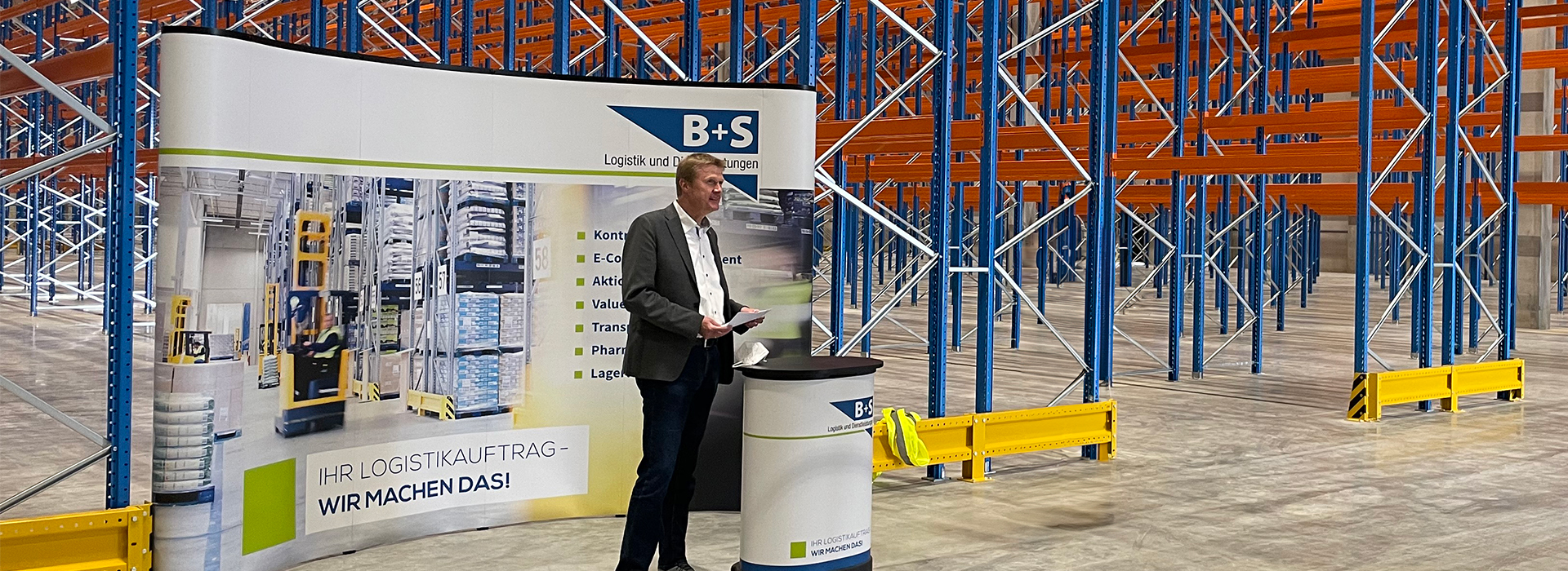 B+S eröffnet Logistikneubau in Borgholzhausen