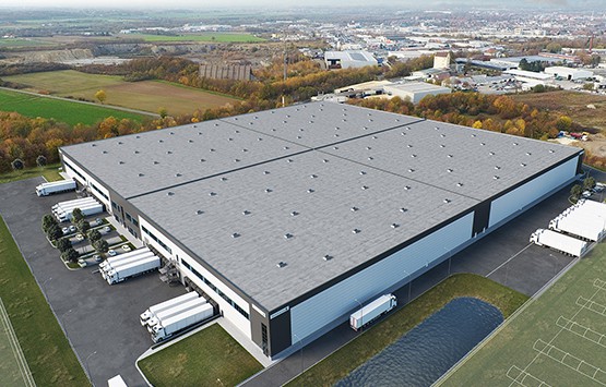 Neubau in Paderborn mit 30.000 m² Logistikfläche.