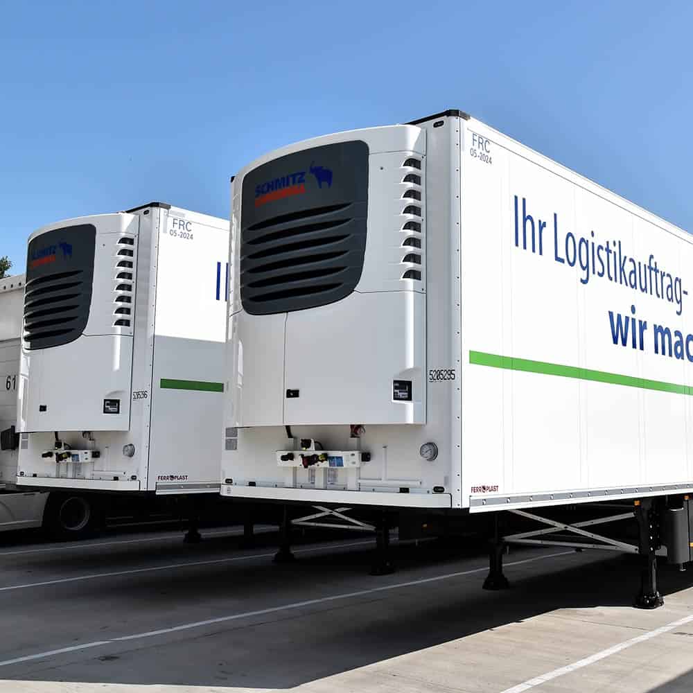 Kühlauflieger Lebensmittellogistik