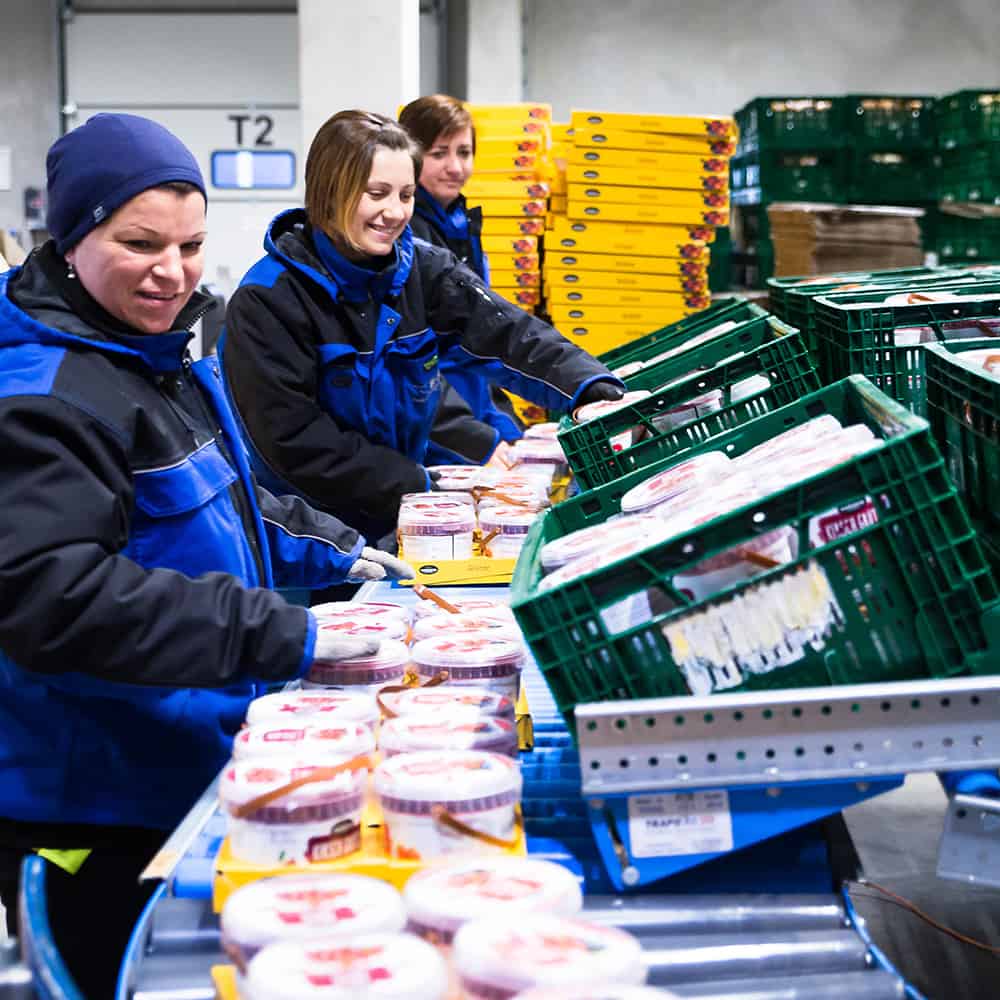 Kühllogistik bei B+S; Lebensmittellogistik