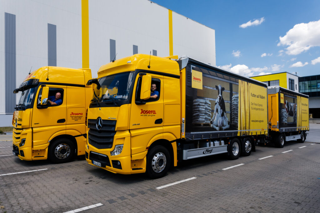 Josera LKW - Zusammenarbeit mit Erbacher